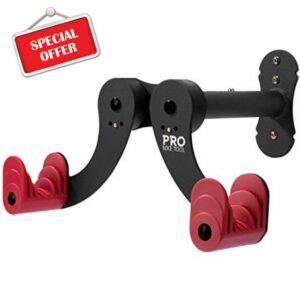 Bike Wall Mount - Horizontal Indoor Storage Rack for 1 Bicycle in Garage or Home - Cycling Hanger - Safe and Secure Holder