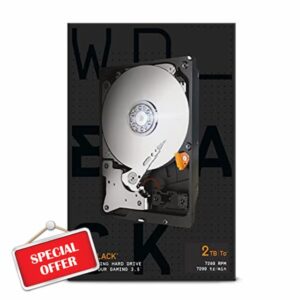 WD_BLACK 2TB Performance 3.5" Internal Hard Drive - 7200 RPM Class