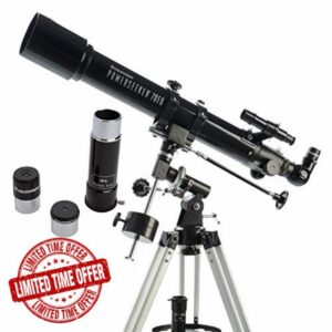 Celestron 21037 PowerSeeker 70EQ Refractor Telescope - Black