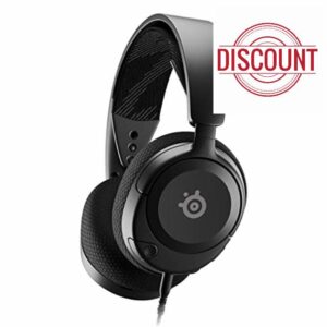 SteelSeries Arctis Nova 1 — Multi-System Gaming Headset — Hi-Fi Drivers — 360° Spatial Audio — AirWeave Memory Foam Ear Cushions — Ultra Lightweight — PC