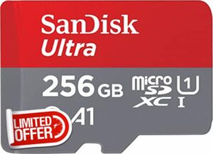 SanDisk 256GB Ultra microSDXC 150MB/s+SD Adapter