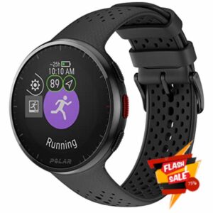 Polar Pacer Pro - Advanced GPS Running Watch - Ultra-Light Design & Grip Buttons - New Training Program & Recovery Tools - Heart Rate Monitor - Enhanced Screen Contrast - Music Controls