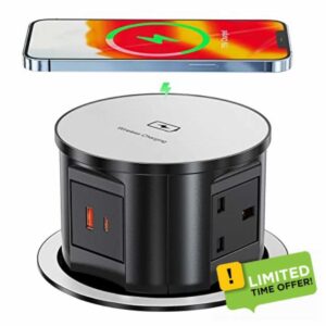 Automatic Pop Up Socket for Kitchen Worktops
