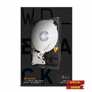 WD_BLACK 4TB Performance 3.5" Internal Hard Drive - 7200 RPM Class