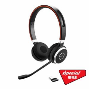 Jabra Evolve 65 SE Wireless Stereo Headphones - Bluetooth