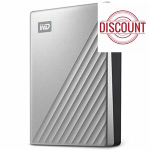 WD 4TB My Passport Ultra for Mac Portable HDD USB-C ready with software for device management
