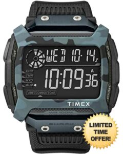 Timex Men's Digital Quartz Watch with Plastic Strap TW5M182