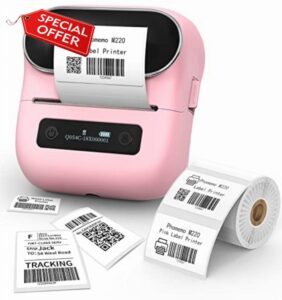 Phomemo Label Printer - M220 Label Maker - Smart Barcode Printer