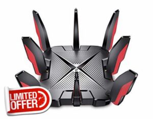 TP-Link AX6600 Tri-Band Wi-Fi 6 Gaming Router with 4* Gigabit Ports+1 * 2.5 Gbps port
