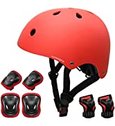 KORIMEFA Kids Bike Helmet Toddler Helmet Skateboard Protective Gear Set for Age 3-13 Boys Girls C...