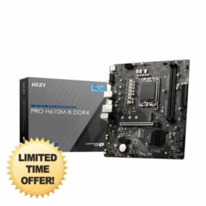 MSI PRO H610M-B DDR4 Motherboard