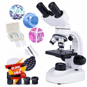 USCAMEL 40X-1000X Magnification LED Binocular Compound Microscope