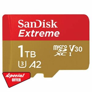 SanDisk 1TB Extreme microSDXC card + SD adapter + RescuePRO Deluxe