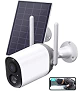 NETVUE Security Camera Outdoor Wireless Battery, Outdoor Camera with Color Night Vision/PIR Motio...