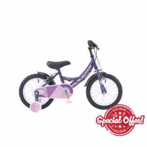 Wildtrak - 14 Inch Bike for Children 3-5 Years Old with Training Wheels - Liliac