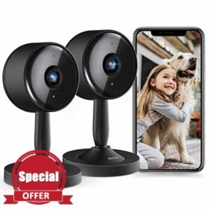Rbcior [2022 NEW] Wifi Camera Indoor-2 PACK