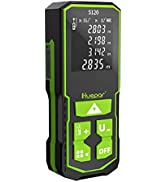 Huepar Laser Distance Meter with Camera 2X/4X Zoom, 200M High Accuracy Rechargeable Laser Measure...