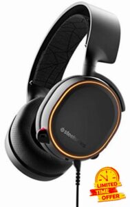 SteelSeries Arctis 5 Gaming Headset - RGB Illumination - DTS Headphone: X v2.0 Surround for PC and PlayStation 5