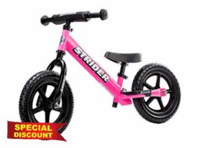 Strider - 12 Sport Kids Balance Bike (18 Months - 5 years) in Pink