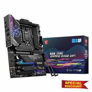 MSI MPG Z590 GAMING EDGE WIFI Motherboard ATX - Supports Intel Core 11th Gen Processors