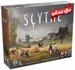Stonemaier Games | Scythe | Board Game | Ages 14+ | 1-5 Players | 90-115 Minutes Playing Time