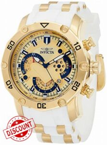 Invicta Men's Pro Diver Stainless Steel Quartz Watch with Silicone Strap
