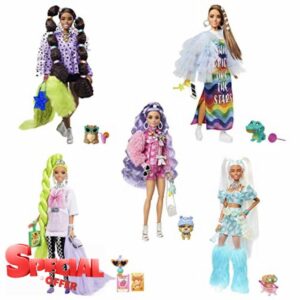 Barbie Extra 5-Doll Pack with Exclusive Barbie Extra Doll