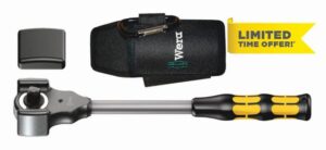 Wera 05003692001 8002 C"Koloss" Ratchet with 1/2-Inch Drive - Silve