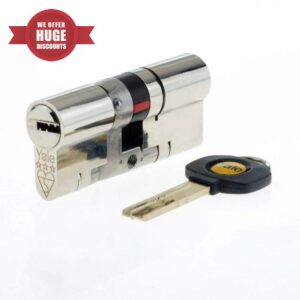 Yale B-YS3-4040N Anti-Snap 3 Star Euro Double Cylinder