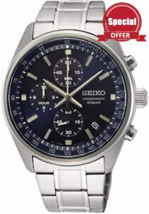 Seiko Herren-Uhr Quarz Edelstahl mit Edelstahlband