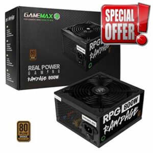 GameMax 800W Rampage Power Supply (No Power Cable inc.)