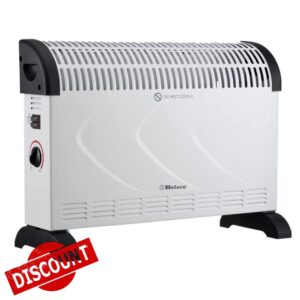 Belaco 2000W Electric Heater Portable white heater Convector Heater 3 adjustable heat settings fast heating space heater free stand heater wall mounting heater including wall bracket Manual Thermosta