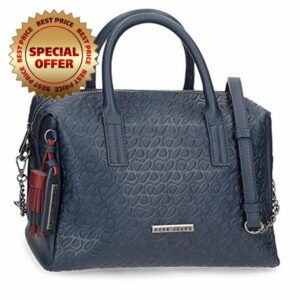 Pepe Jeans Essence Bag Bowling Blue 31 x 19 x 15 cm Faux Leather