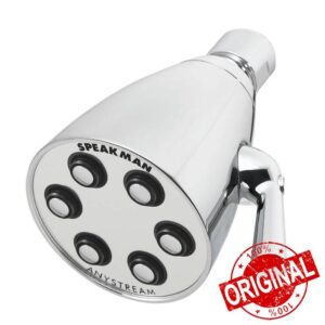 Speakman S-2252 Signature Icon Anystream Adjustable High Pressure Shower Head-1.75 GPM Solid Brass Replacement Bathroom Showerhead