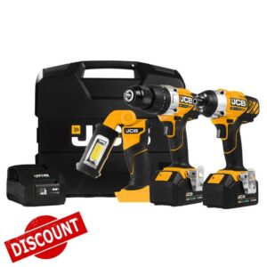 JCB 18V Cordless Power Tool Set