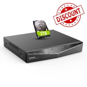 SANNCE DVR 16 Channel CCTV Camera Systems