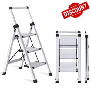 XinSunho Step Ladder 3 Step Stool