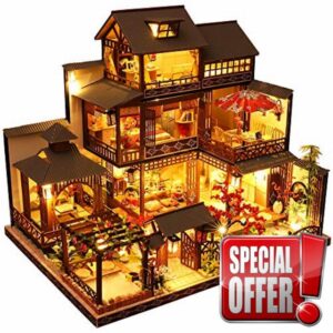 DIY Dollhouse Miniature Kit with Furniture