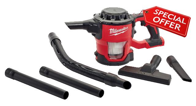 Milwaukee 4933459204 M18 CV-0 Compact Hand Vac 18V Bare Unit