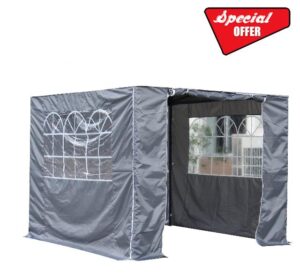 All Seasons Gazebos 2x2 Lightweight Side Panel Set Metallic Grey