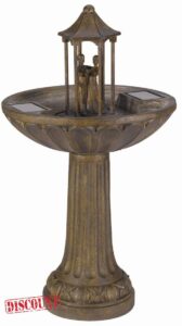 Smart Garden Solar Dancing Couple Garden Water Feature Fountain Bath 1170441