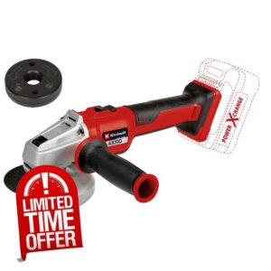 Einhell AXXIO 18/125 Q Li-Solo Power X-Change Cordless Angle Grinder (18 V