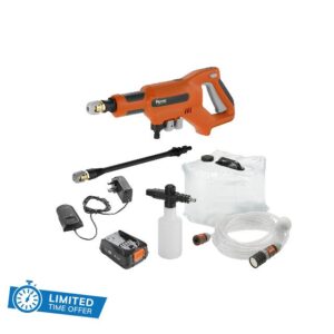 Flymo EasiClean Li Plus Portable Pressure Cleaner - 18V Battery with Charger