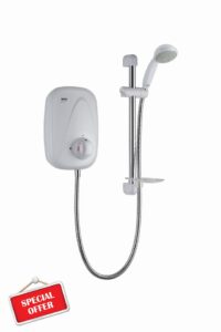 Mira Showers 1.1532.354 Vigour Manual Power Shower - White