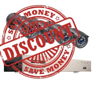 ZOSI 8CH CCTV Camera System with 4 x 1080P HD Outdoor Security Bullet Cameras NO Hard Drive 80ft Night Vision Motion Detection Remote Monitoring