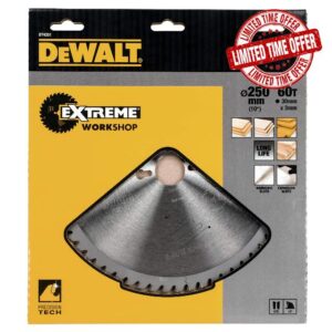 DeWalt DT4351QZ 250 x 30mm x 60-Tooth Circular Saw Blade Series 6