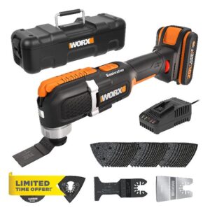 WORX 18V (20V Max) Sonicrafter Cordless Oscillating Multi-Tool