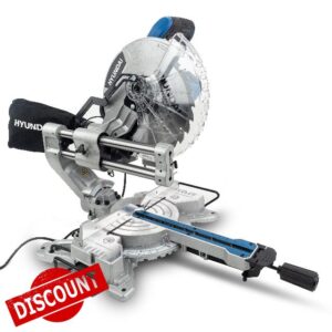 Hyundai 2000W Electric Sliding Power Mitre Saw with 255mm Blade