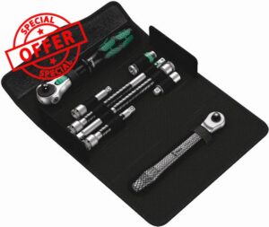 Wera Kraftform Kompakt Zyklop MS1 Metal/Speed 1/4in Set of 8
