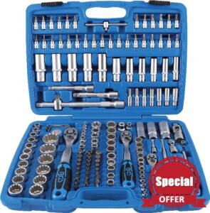 BGS 2247 | Socket Set Gear Lock | 6.3 mm (1/4") Drive / 10 mm (3/8") / 12.5 mm (1/2") | 192 pcs.